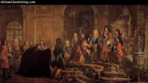 Louis XIV s Louis XIV. empfangt den Dogen von Genua in Versailles