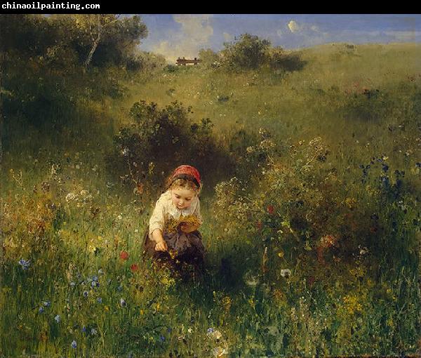 Ludwig Knaus Girl in a Field