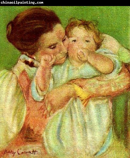 Mary Cassatt moder och barn