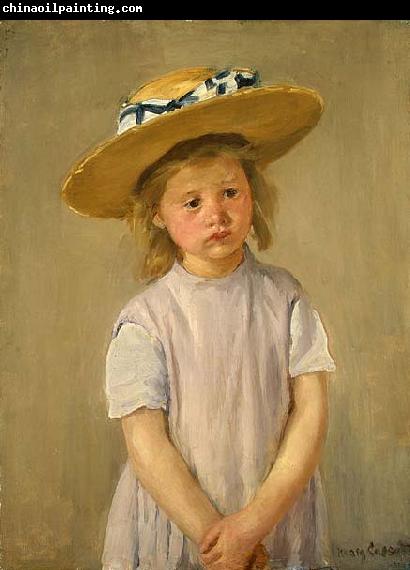 Mary Cassatt Child in a Straw Hat