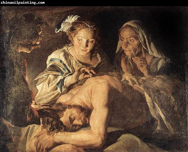 Matthias Stomer Samson and Delilah