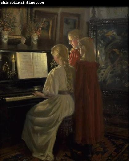 Michael Ancher Children Singing