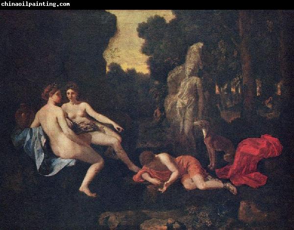 Nicolas Poussin Narcissus and Echo