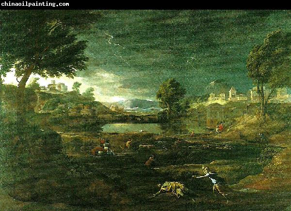 Nicolas Poussin landscape with pyramus and thisbe