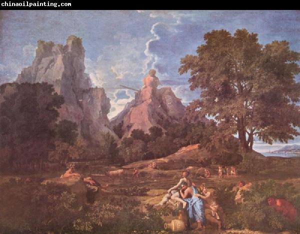 Nicolas Poussin Landschaft mit Polyphem