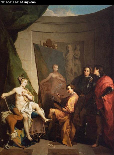 Nicolas Vleughels Apelles Painting Campaspe