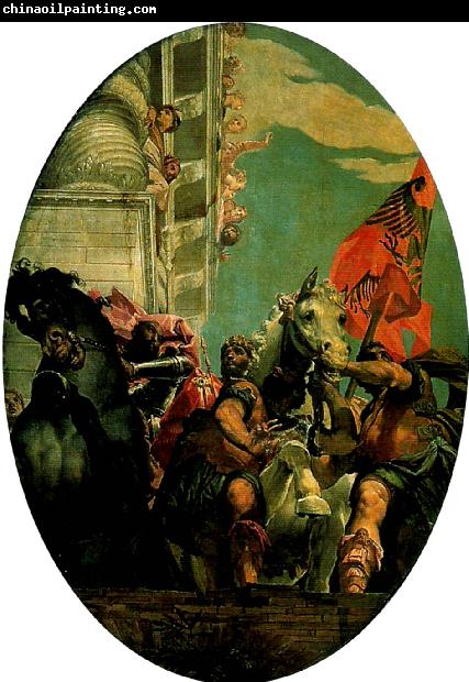 Paolo  Veronese triumph of mordechai