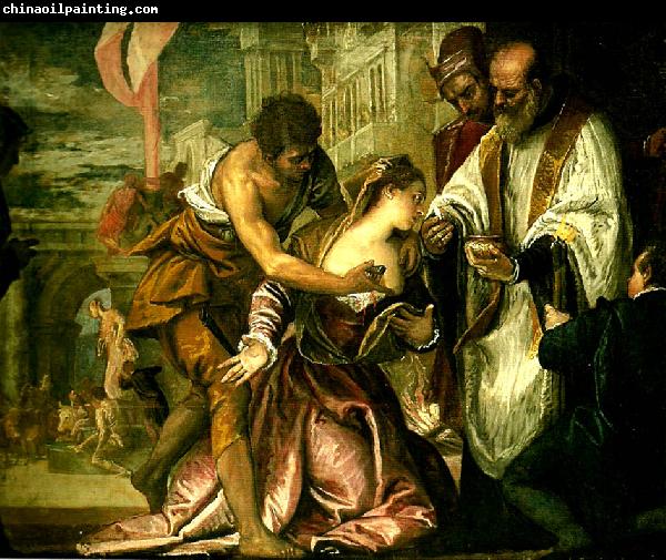 Paolo  Veronese last communion and martyrdom of st