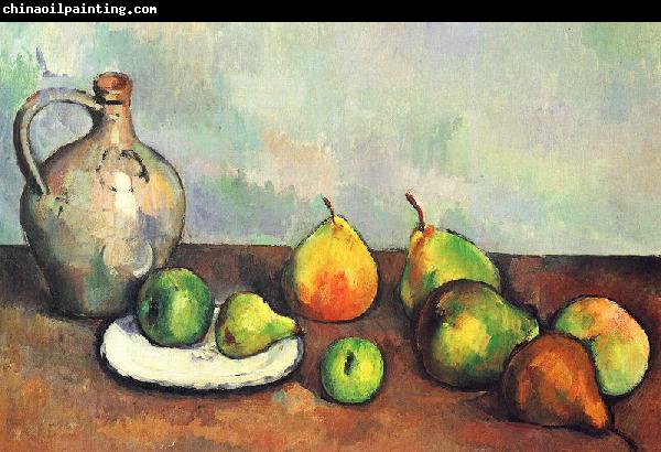 Paul Cezanne Stilleben Krug und Fruchte