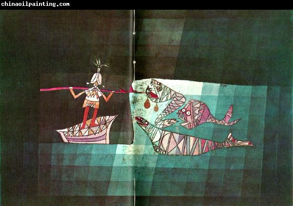 Paul Klee stridsscen i den fantastiska komiska operan