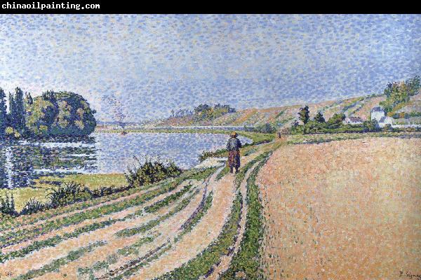 Paul Signac rivrtbank herblay opus