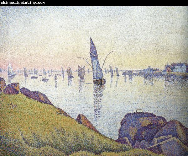 Paul Signac evening calm concarneau opus