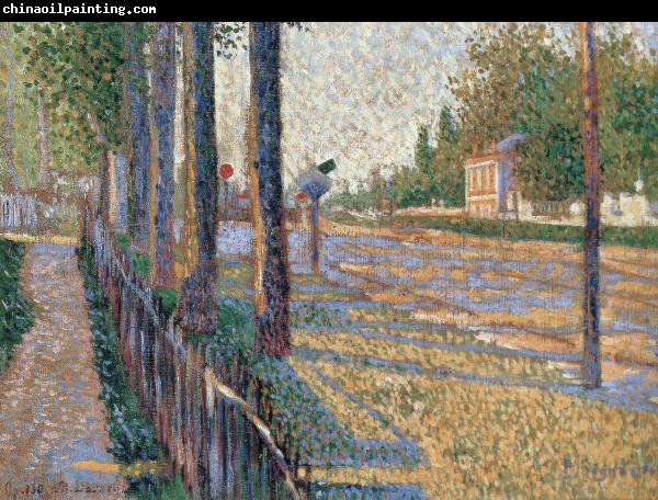 Paul Signac the jun ction at bois colombes opus 130