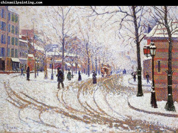 Paul Signac snow boulevard de clichy pa ris