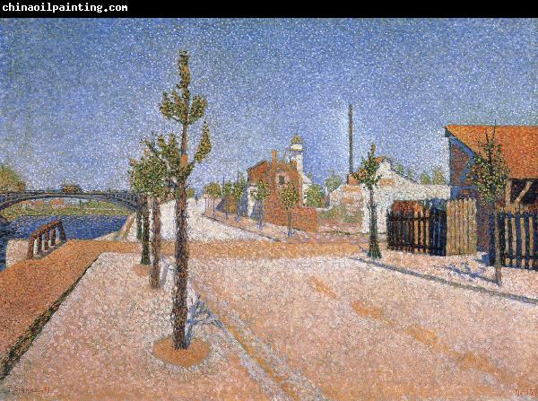 Paul Signac sunlight quai de clichy opus