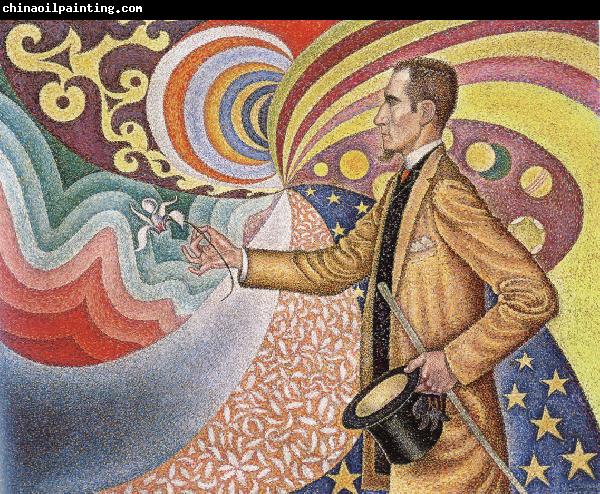 Paul Signac portrait of felix feneon opus