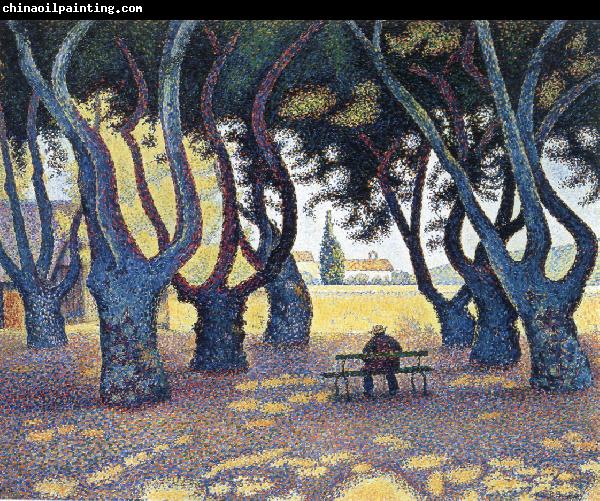 Paul Signac plane trees place des lices