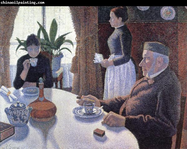 Paul Signac the dining room opus 152