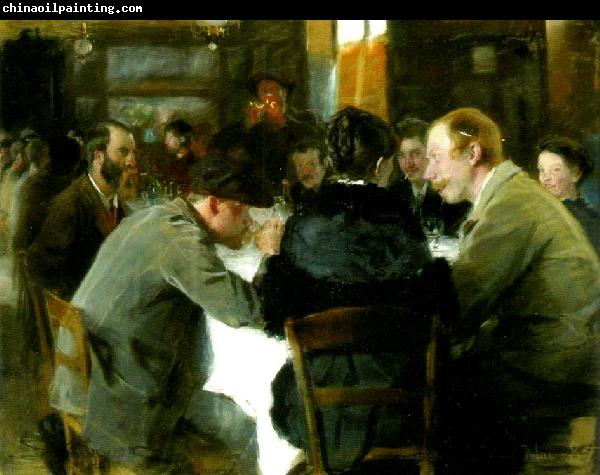 Peter Severin Kroyer le dejeuner des artistes a, grez