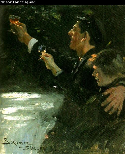 Peter Severin Kroyer hipp, hipp, hurra