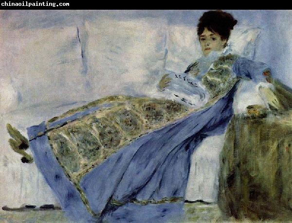 Pierre-Auguste Renoir Madame Monet auf dem Divan