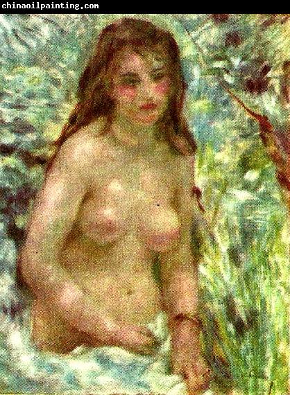 Pierre-Auguste Renoir naken flicka i solsken