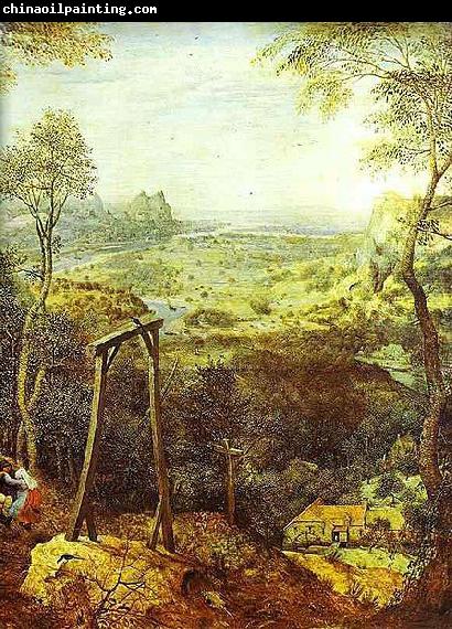 Pieter Bruegel the Elder The Magpie on the Gallows - detail