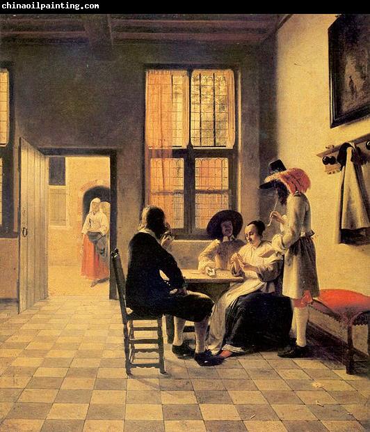 Pieter de Hooch Kartenspieler