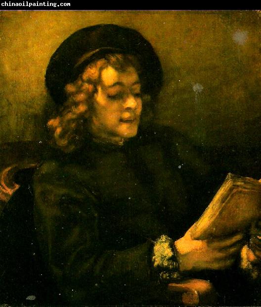 Rembrandt van rijn portratt av titus