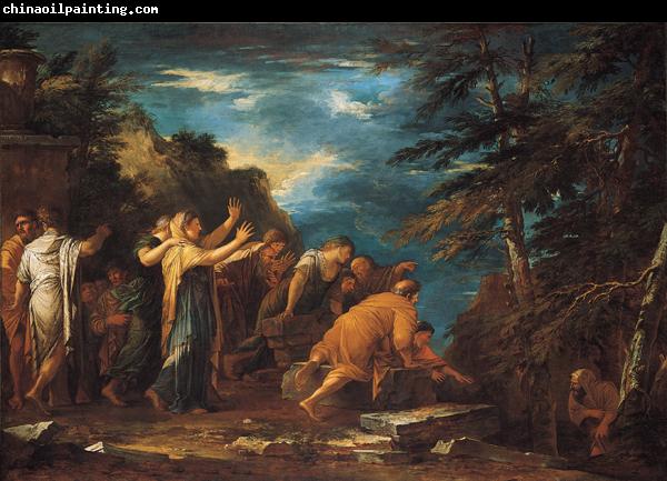 Salvator Rosa Pythagoras Emerging from the Underworld