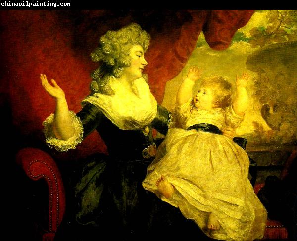 Sir Joshua Reynolds georgiana, duchess of devonshire with her daughter