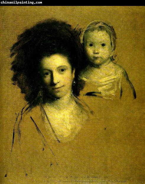 Sir Joshua Reynolds mrs john  spencer and her daughter