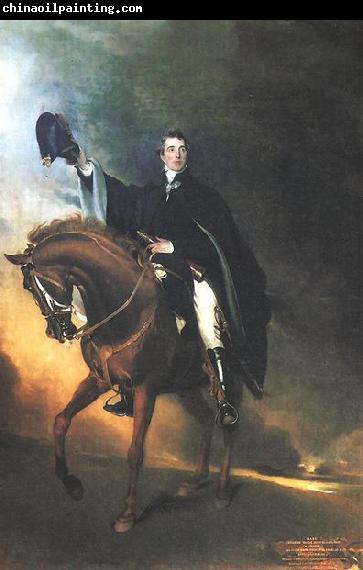 Sir Thomas Lawrence The Duke of Wellington mounted on Copenhagen as of Waterloo