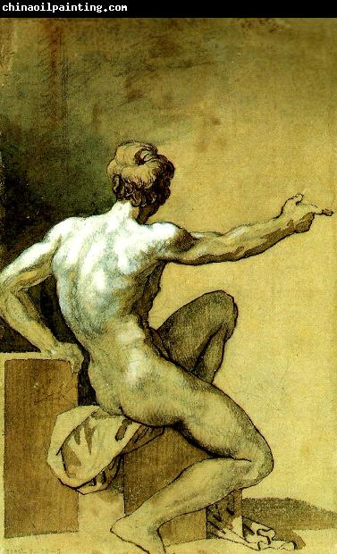 Theodore   Gericault academie d' homme