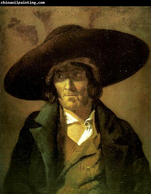 Theodore   Gericault portrait d' homme dit le vendeeen