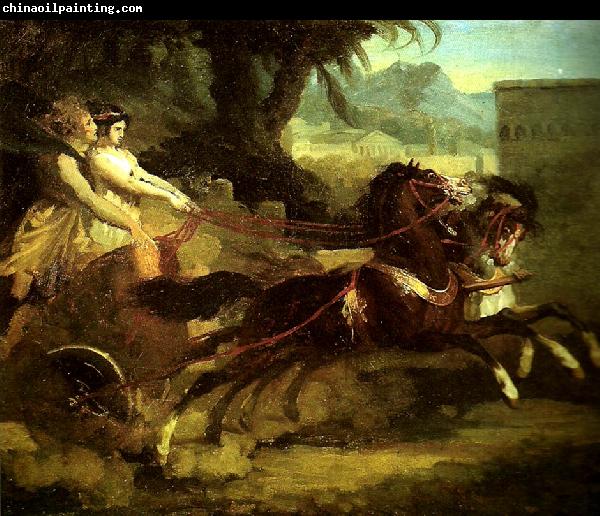 Theodore   Gericault le retour de la course