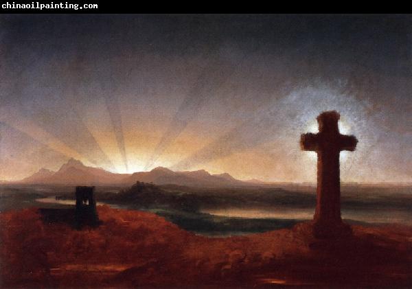 Thomas Cole Cross at Sunset