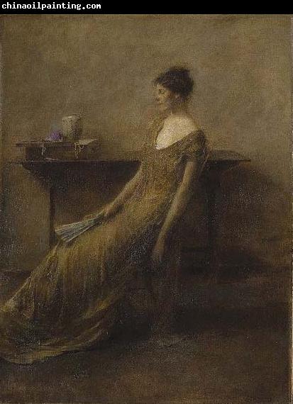 Thomas Dewing Lady in Gold