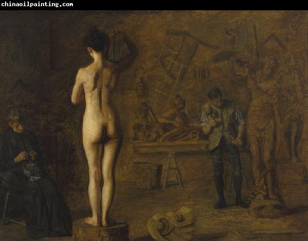 Thomas Eakins William Rush Carving His Allegorical Figure of the Schuylkill River