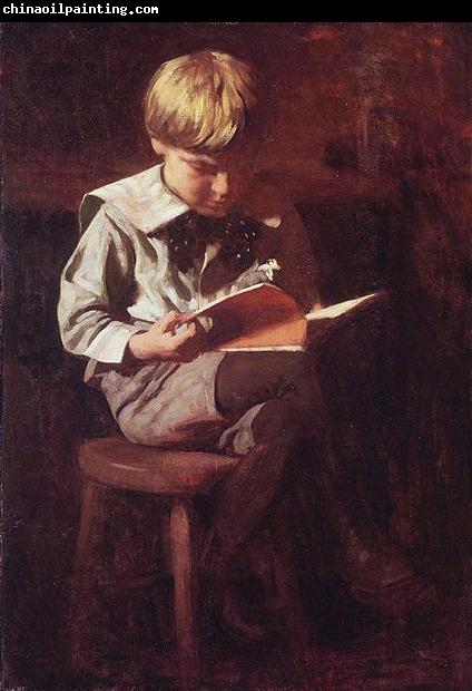 Thomas Pollock Anshutz Boy Reading: Ned Anshutz