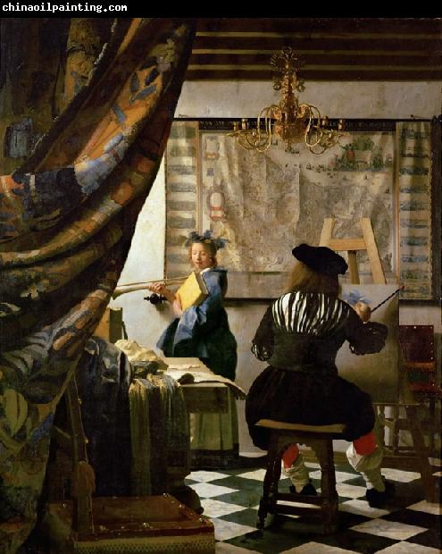 VERMEER VAN DELFT, Jan konstnaren i sin atelje