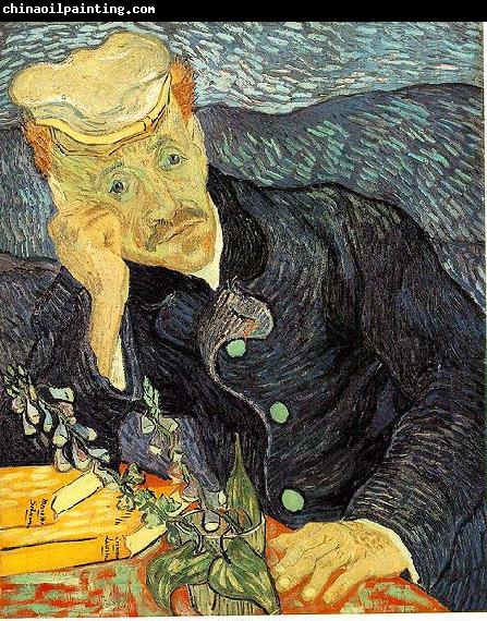 Vincent Van Gogh Portrait of Dr. Gachet was painted in June