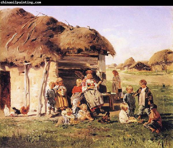 Vladimir Makovsky The Village Children