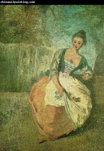 WATTEAU, Antoine en rokokodam