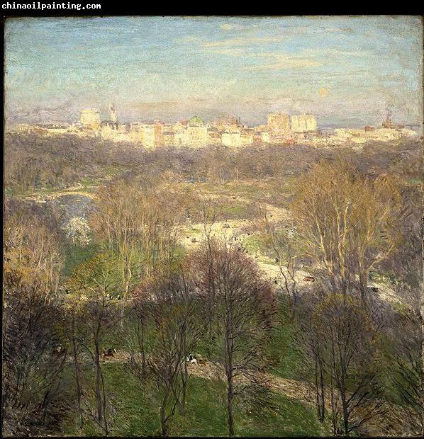 Willard Leroy Metcalf Early Spring Afternoon--Central Park