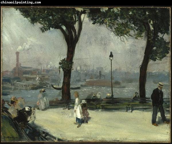 William Glackens East River Park