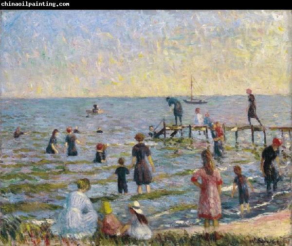 William Glackens Bathing at Bellport, Long Island