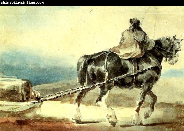 charles emile callande le cheval de halage