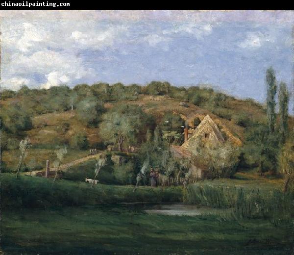 julian alden weir A French Homestead