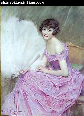 unknow artist Henri Royer Jeune fille